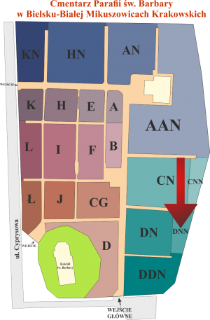 Brak mapy sektorowej