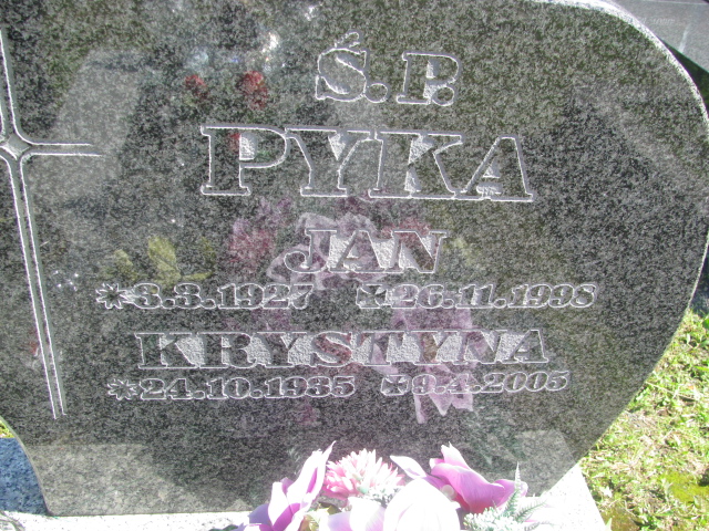 Jan Pyka 1927 Bielsko-Biała Mikuszowice - Grobonet - Wyszukiwarka osób pochowanych