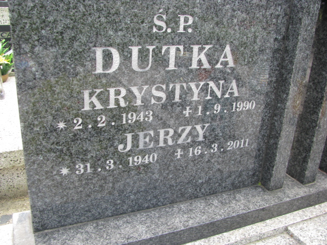 Jerzy Dutka 1940 Bielsko-Biała Mikuszowice - Grobonet - Wyszukiwarka osób pochowanych