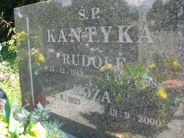 Rudolf Kantyka 1919 Bielsko-Biała Mikuszowice - Grobonet - Wyszukiwarka osób pochowanych