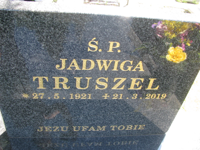 Jadwiga Truszel 1921 Bielsko-Biała Mikuszowice - Grobonet - Wyszukiwarka osób pochowanych