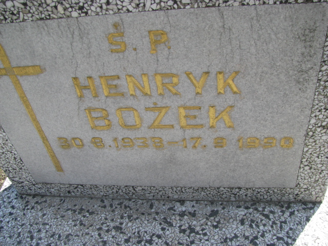 Henryk Bożek 1938 Bielsko-Biała Mikuszowice - Grobonet - Wyszukiwarka osób pochowanych