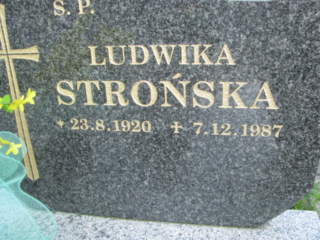 Ludwika Strońska 1920 Bielsko-Biała Mikuszowice - Grobonet - Wyszukiwarka osób pochowanych