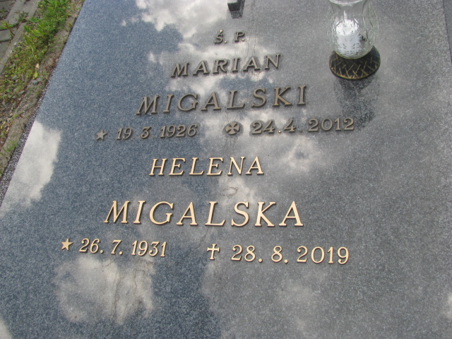 Marian Migalski 1926 Bielsko-Biała Mikuszowice - Grobonet - Wyszukiwarka osób pochowanych
