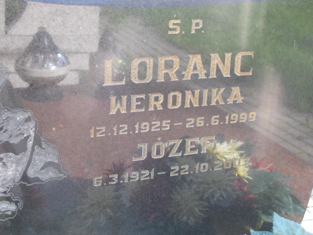 Józef Loranc 1921 Bielsko-Biała Mikuszowice - Grobonet - Wyszukiwarka osób pochowanych