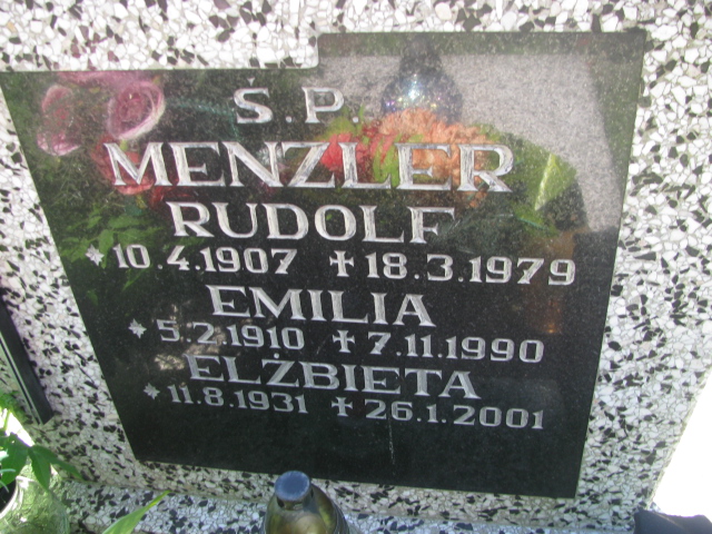 Emilia Menzler 1910 Bielsko-Biała Mikuszowice - Grobonet - Wyszukiwarka osób pochowanych