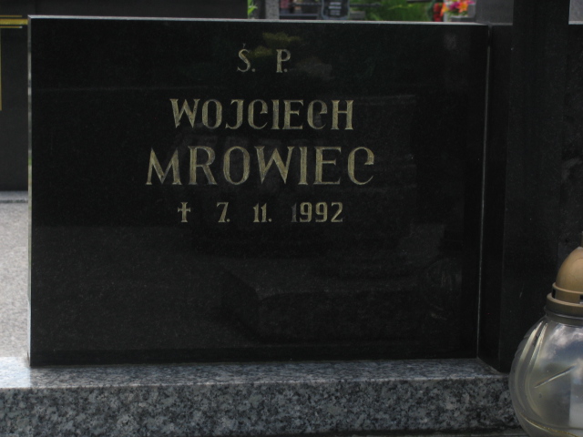 Wojciech Mrowiec Bielsko-Biała Mikuszowice - Grobonet - Wyszukiwarka osób pochowanych