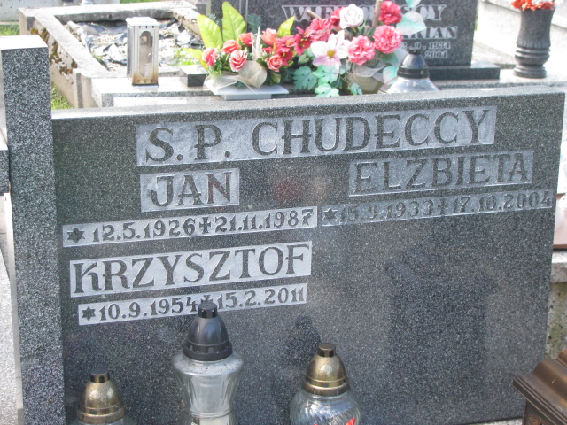 Jan Chudecki 1926 Bielsko-Biała Mikuszowice - Grobonet - Wyszukiwarka osób pochowanych