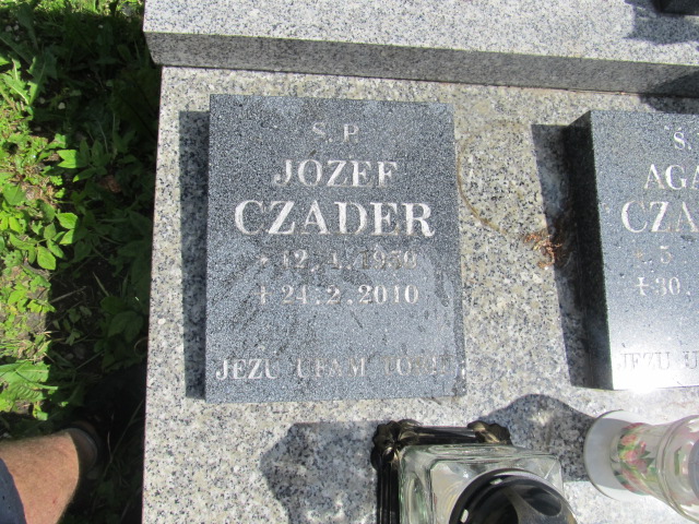 Agata Czader 1917 Bielsko-Biała Mikuszowice - Grobonet - Wyszukiwarka osób pochowanych