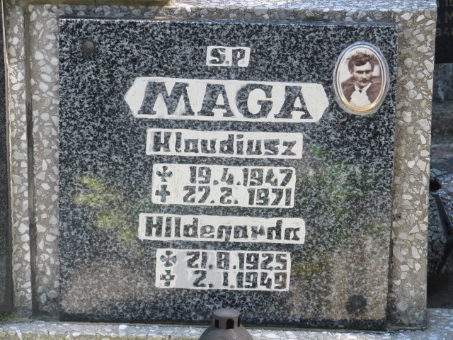 Klaudiusz Maga 1947 Bielsko-Biała Mikuszowice - Grobonet - Wyszukiwarka osób pochowanych