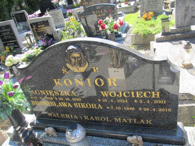 Wojciech Konior 1924 Bielsko-Biała Mikuszowice - Grobonet - Wyszukiwarka osób pochowanych