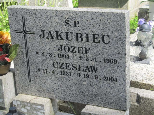 Czesław Jakubiec 1931 Bielsko-Biała Mikuszowice - Grobonet - Wyszukiwarka osób pochowanych